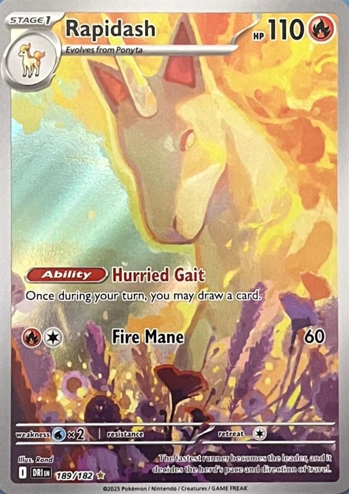Rapidash 189/182 Destined Rivals – Nintendo