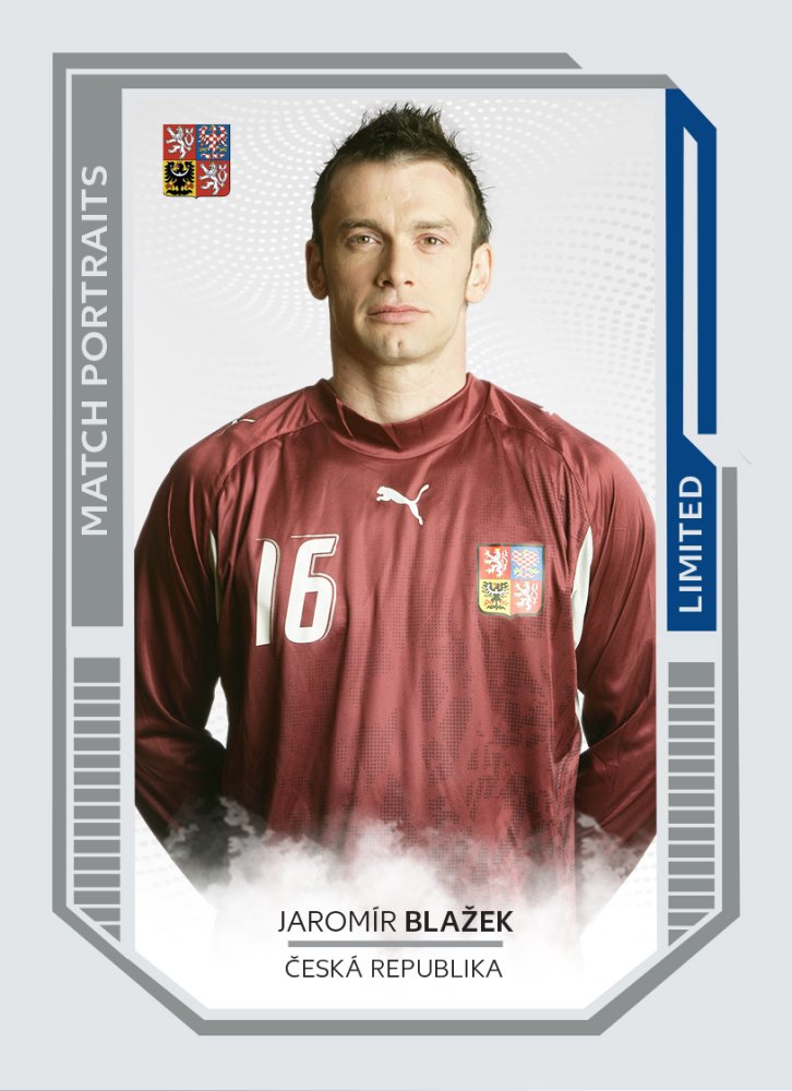 JAROMÍR BLAŽEK 2022 Repre v Srdcích Match Portraits – 2021-22 – Insert