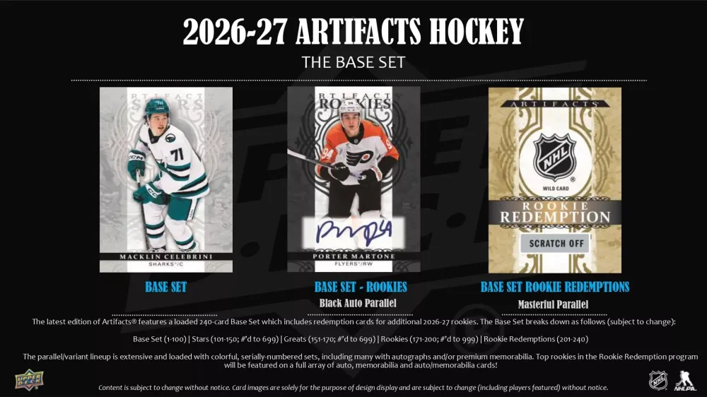 2026-27 Upper Deck Artifacts Hobby Box