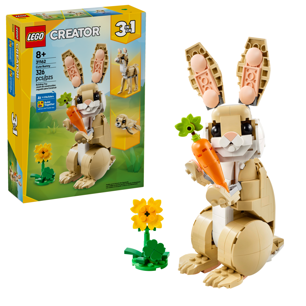 LEGO® Creator 3 v 1 31162 Roztomilý králíček