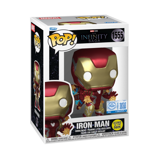 Funko Pop! Marvel – Iron Man #1555 (Glow in the Dark)