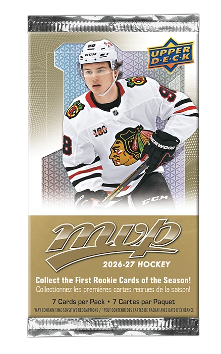 2026-27 Upper Deck MVP Hockey Blater Balíček