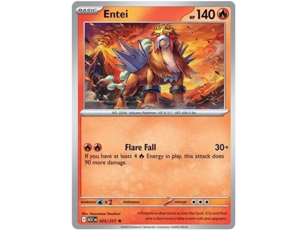 Entei 025/217 Ascended Heroes