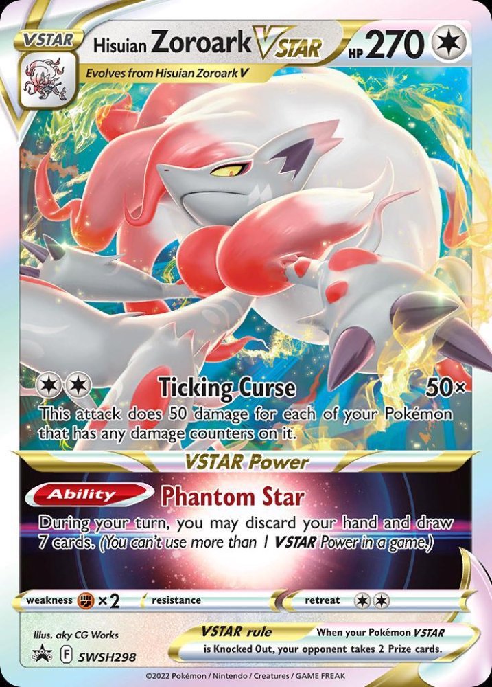 Pokémon Jumbo karta – Hisuian ZOROARK Vstar