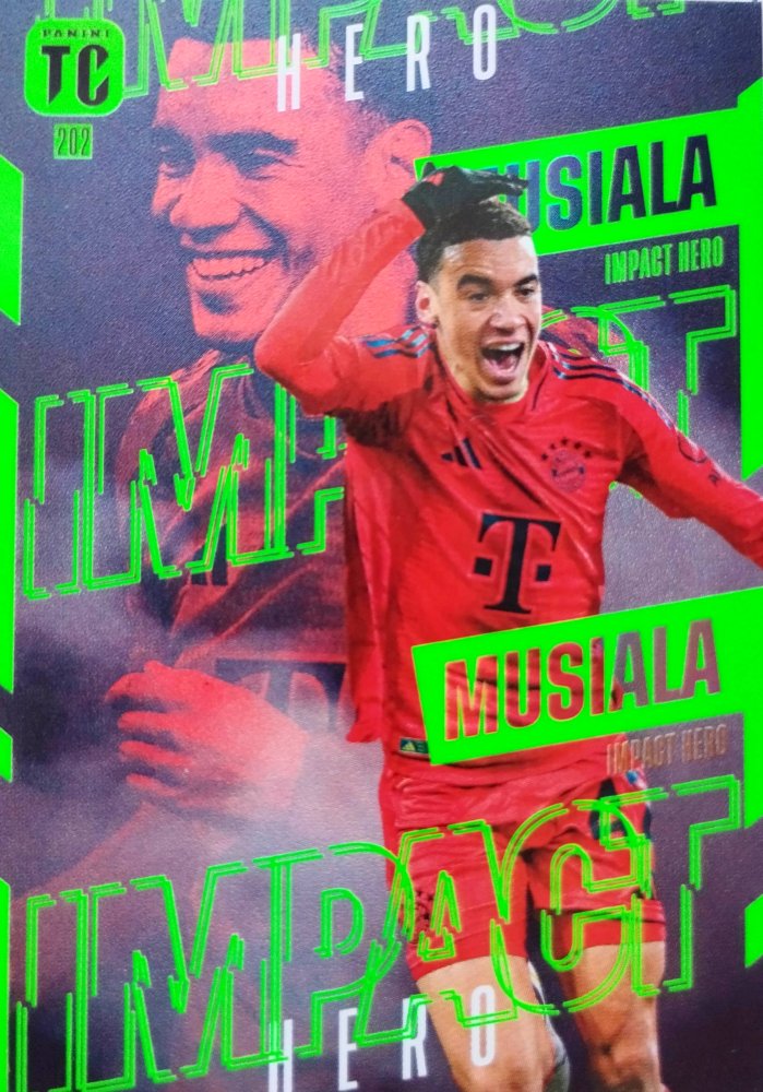 Jamal Musiala 2025 Panini Top Class Impact Hero – 2024-25 – Insert