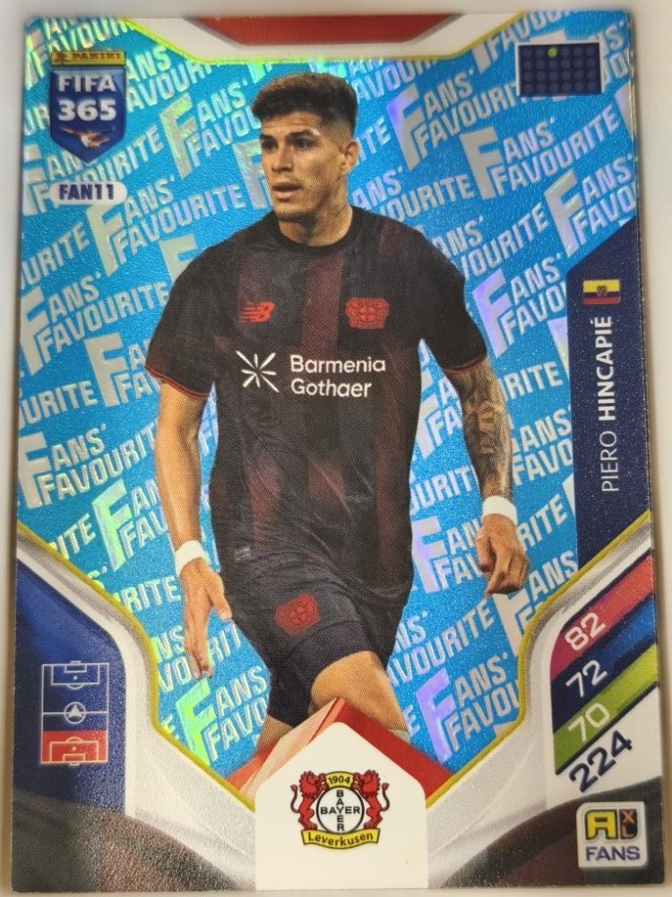 PIERO HINCAPIE FIFA 2026 Adrenalyn XL Fan Blue