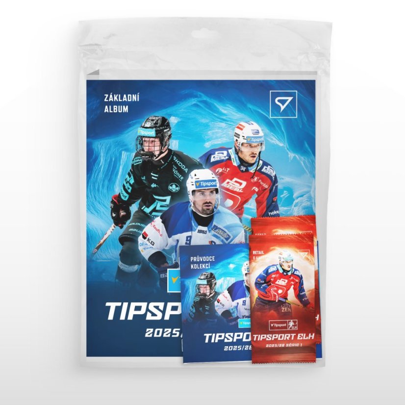 Startovací balíček - hokejové kartičky SportZoo Tipsport ELH 2025/26 - 1. série