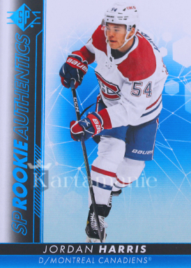 JORDAN HARRIS 22-23 SP Authentic Authentics – 2022-23 – Upper Deck – Insert