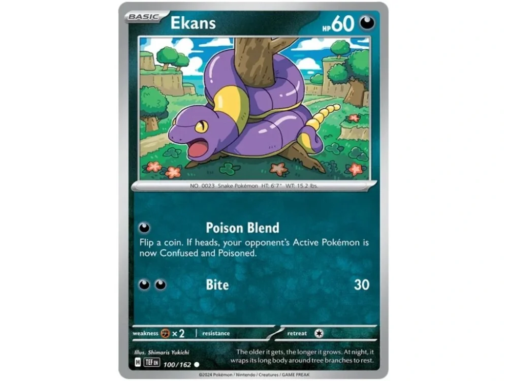 Ekans 100/162 - Temporal Forces – Nintendo