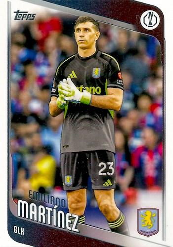 EMILIANO MARTINEZ 2025-26 Topps UEFA Club Competitions