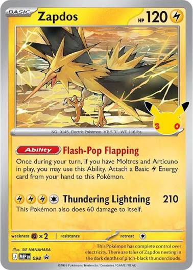 Zapdos 098- 30th Celebration