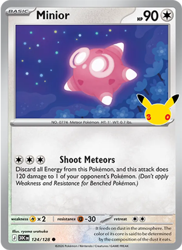 Minior – #124 – 30th Celebration – holo – en