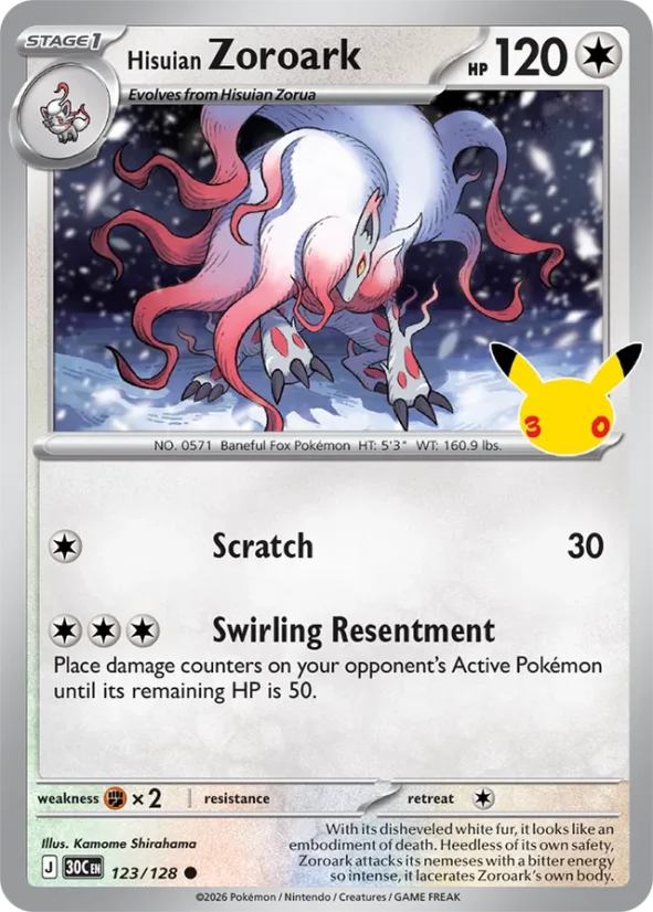 Zoroark 123/128 - 30th Celebration
