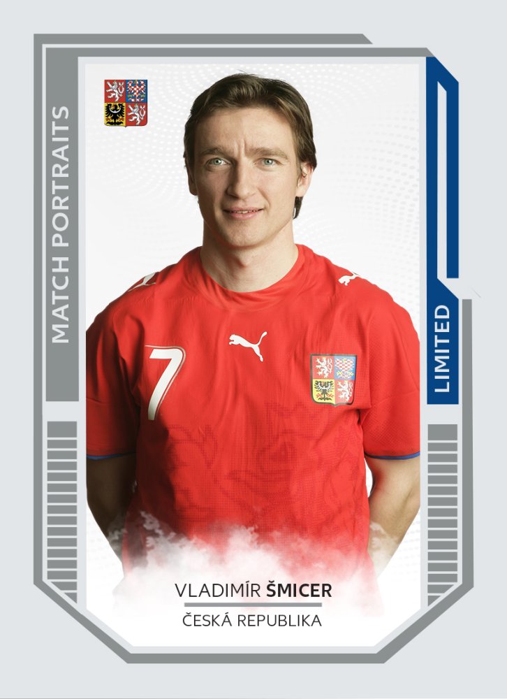 VLADIMÍR ŠMICER 2022 Repre v Srdcích Match Portraits – 2021-22 – Insert