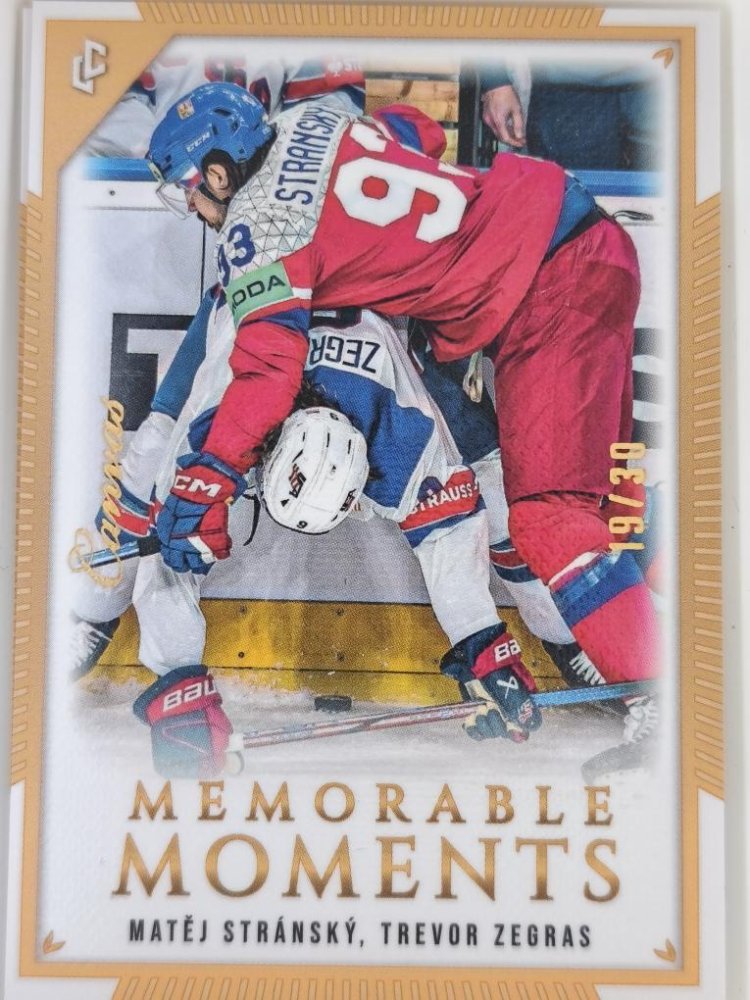 MATEJ STRANSKY 2024 Legendary Memorable Moments Canvas 19/30 – 2024-25 – Legendary Cards – Base – Ano