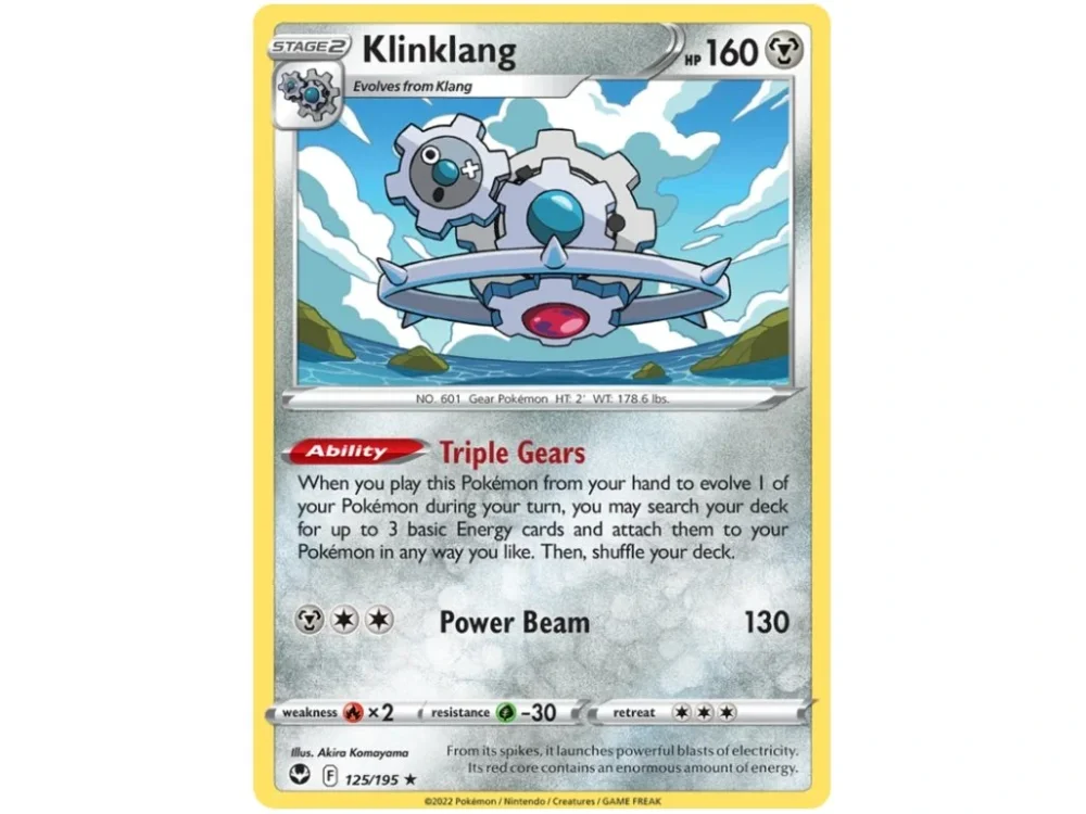 Klinklang 125/195 Silver Tempest – Nintendo
