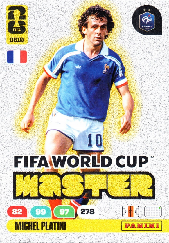 MICHEL PLATINI 2026 Panini Adrenalyn XL FIFA World Cup MASTER