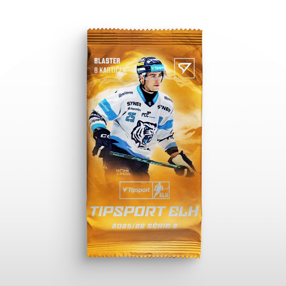 2025-26 Blaster balíček – hokejové kartičky SportZoo Tipsport ELH – 2. série