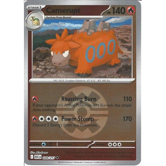Camerupt 028/217 - Ascended Heroes