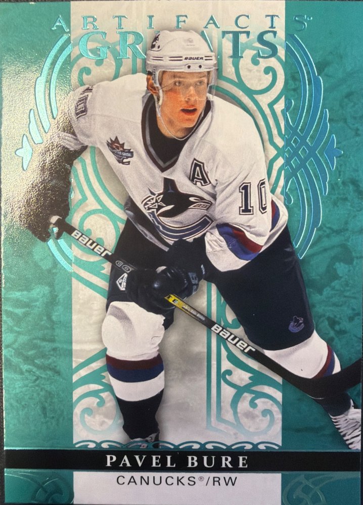 Pavel Bure #161 – 2026-27 Upper Deck Artifacts Aqua Blue – Greats