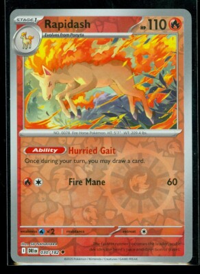 Rapidash 030/182 Destined Rivals