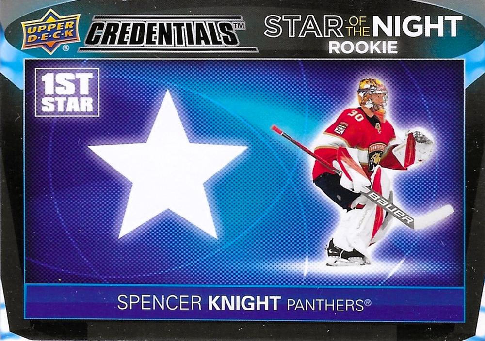 SPENCER KNIGHT 2021-22 Upper Deck Credentials - Star of the Night