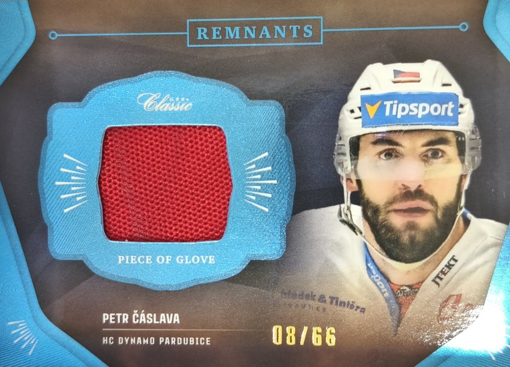 PETR ČÁSLAVA 21-22 OFS Classic ELH Remnants Jersey 08/66 – 2021-22 – SportZoo – Game-Used / Memorabilia – Ano