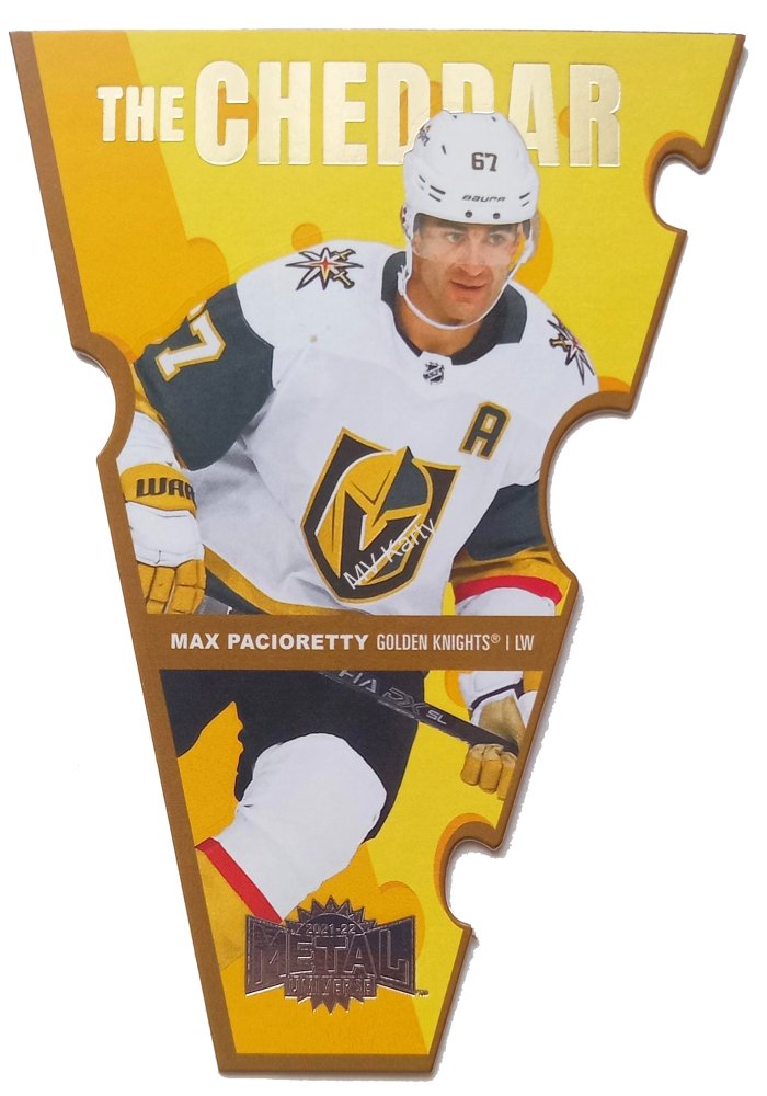 MAX PACIORETTY 21-22 Metal Universe The Cheddar – 2021-22 – Upper Deck – Insert
