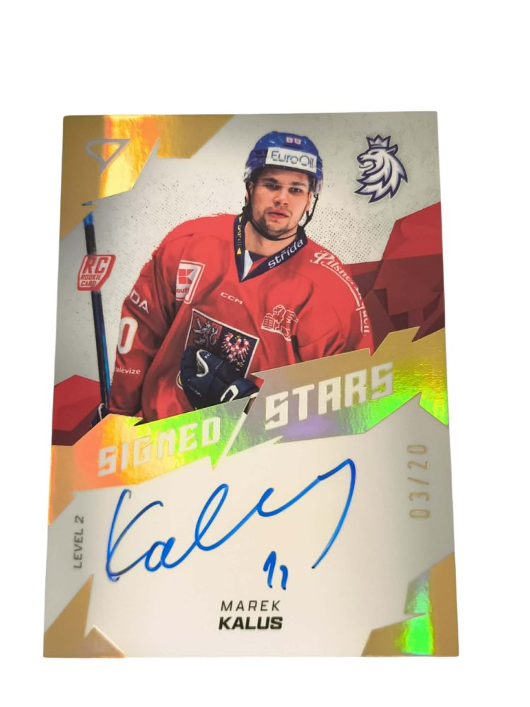 MAREK KALUS 2025 SportZoo Hokejové Česko Signed Stars 03/20