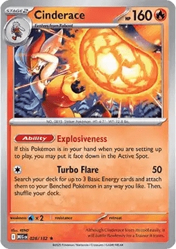 Cinderace 028/132 Phantasmal Flames