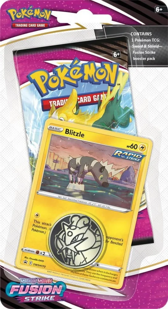 Pokémon Sword and Shield - Fusion Strike Check Lane Blister - Blitzle