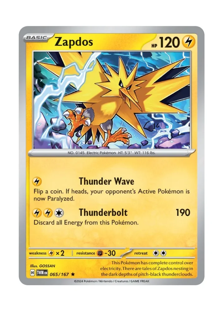 Zapdos 065/167 Twilight Masquerade