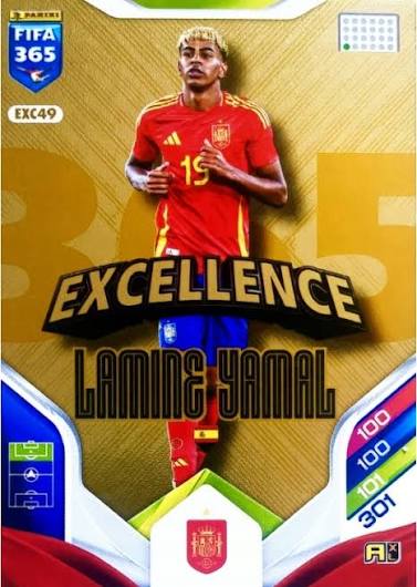 LAMINE YAMAL PANINI FIFA 365 Adrenalyn XL 2026 Excellence