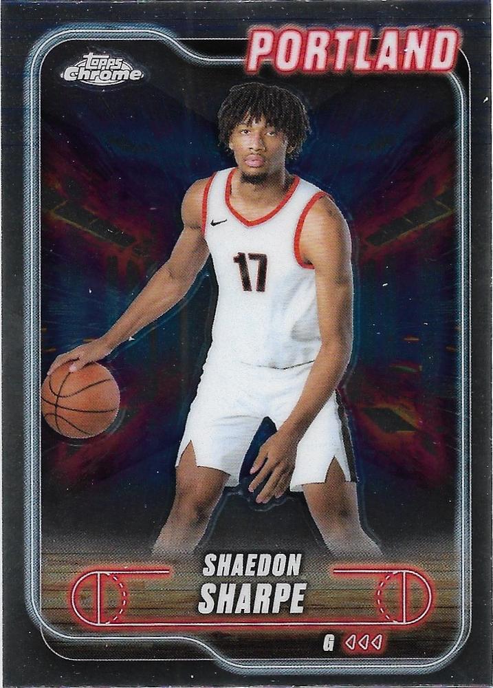 SHAEDON SHARPE 2024-25 Topps Chrome