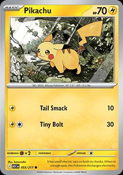 Pikachu 055/217 Ascended Heroes