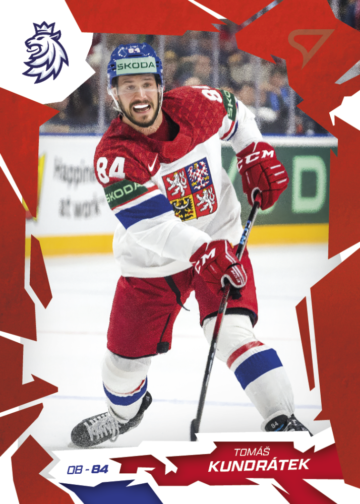 TOMÁŠ KUNDRÁTEK 2026 Hokejové Česko SportZoo Scarlet Red