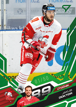 JAKUB DOKTOR 2025-26 SportZoo Emerald Green 34/50 – Parallel