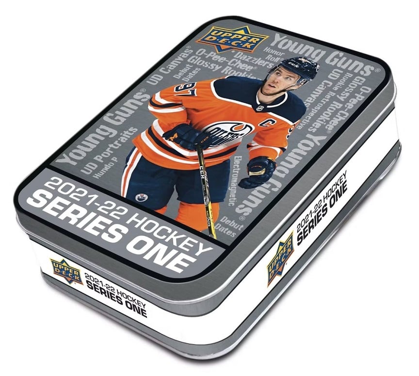 2021-22 Upper Deck Series 1 Hockey Tin Box