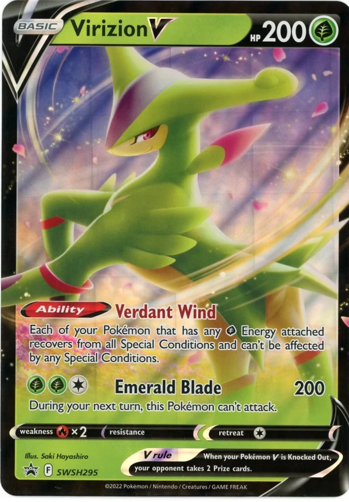 Pokémon Jumbo karta – Virizion