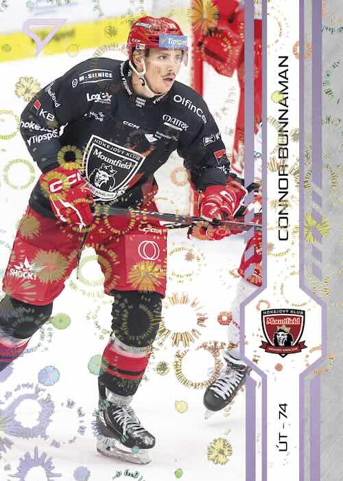 CONNOR BUNNAMAN 24-25 SportZoo Série2 Tipsport ELH Puck Marks
