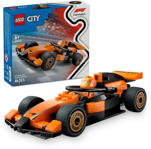 LEGO® City 60442 Jezdec F1® se závodním vozem McLaren