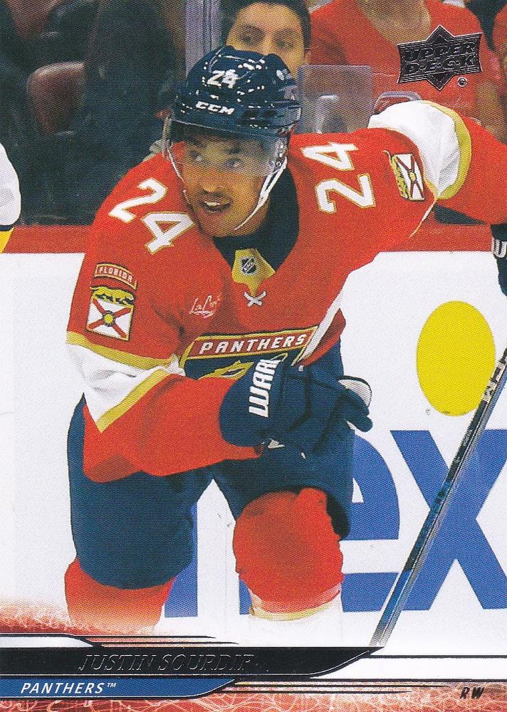 JUSTIN SOURDIF 2024-25 UD Series 2 Hockey