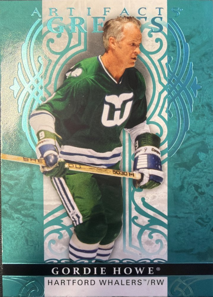 Gordie Howe #153 – 2026-27 Upper Deck Artifacts Aqua Blue – Greats