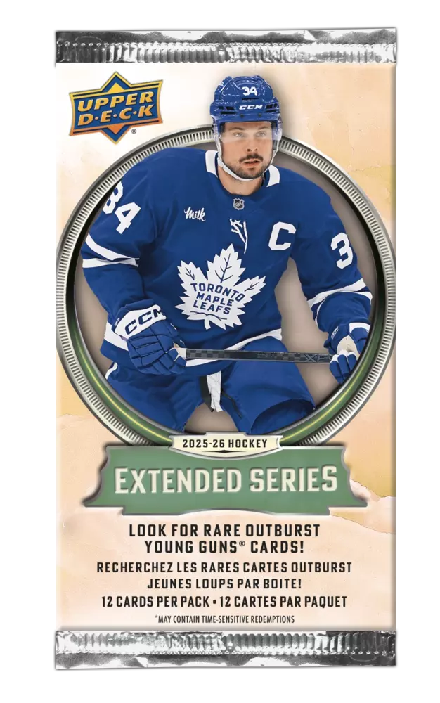 2025-2026 NHL Upper Deck Extended Series Blaster Balíček