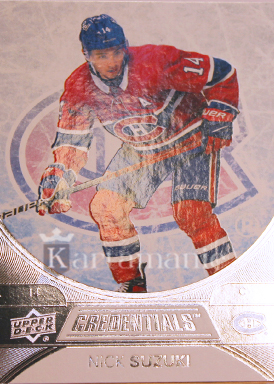 NICK SUZUKI 21-22 UD Credentials – 2021-22 – Upper Deck – Base