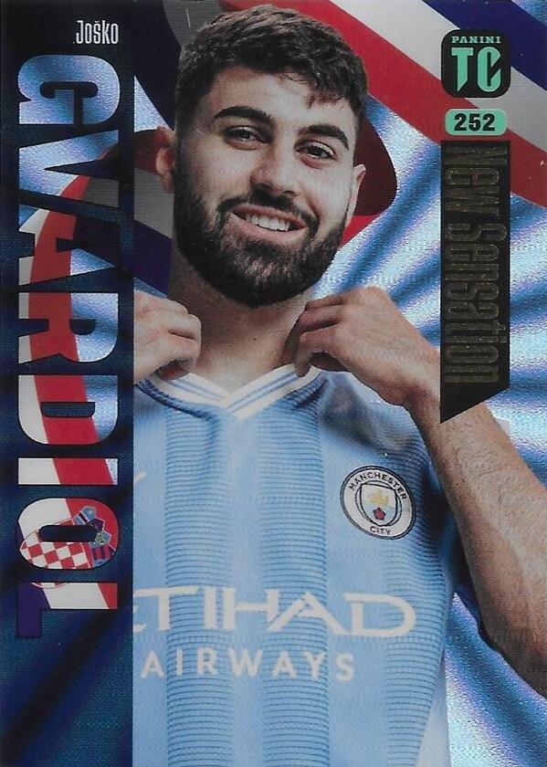 JOSKO GVARDIOL 2024 Panini Top Class New Sensation – 2023-24 – Insert