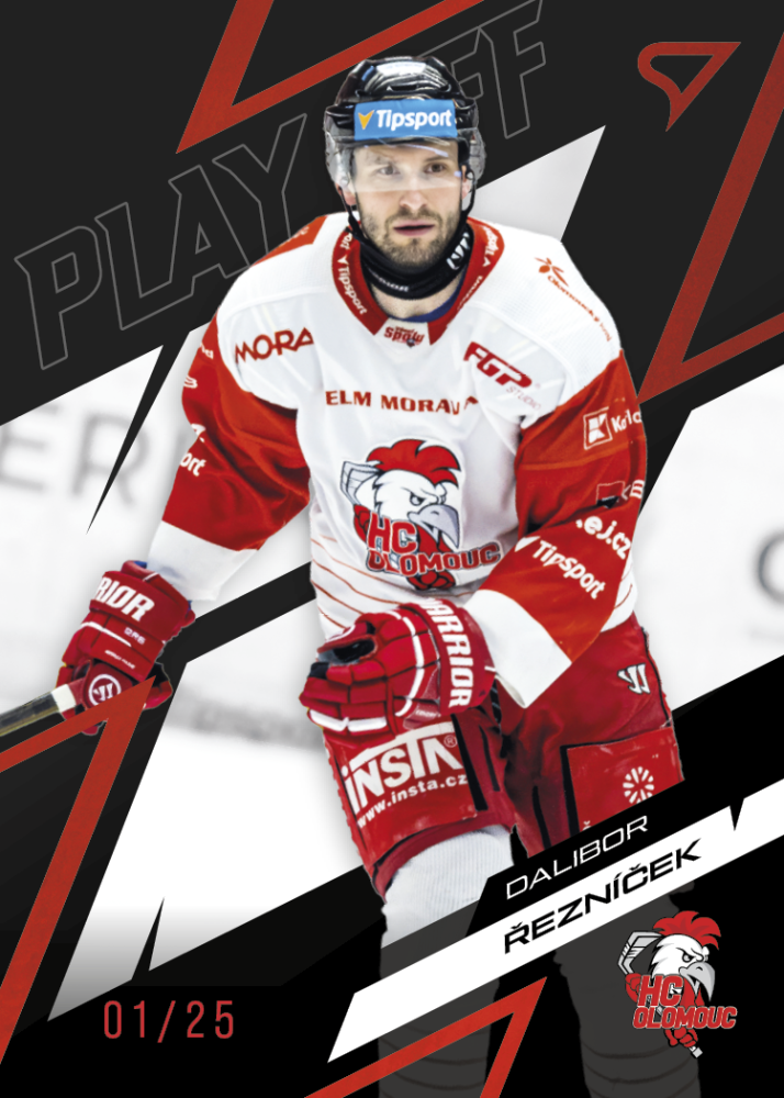DALIBOR ŘEZNÍČEK SportZoo ELH 2025/26 Play Off Moment Ruby Red 11/25 – Parallel – Ano