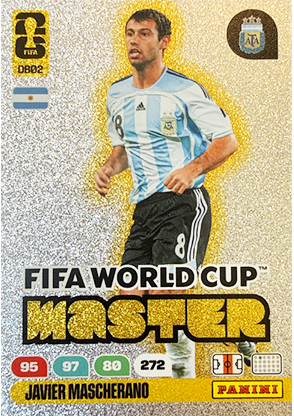 JAVIER MASCHERANO 2026 Panini Adrenalyn XL FIFA World Cup MASTER