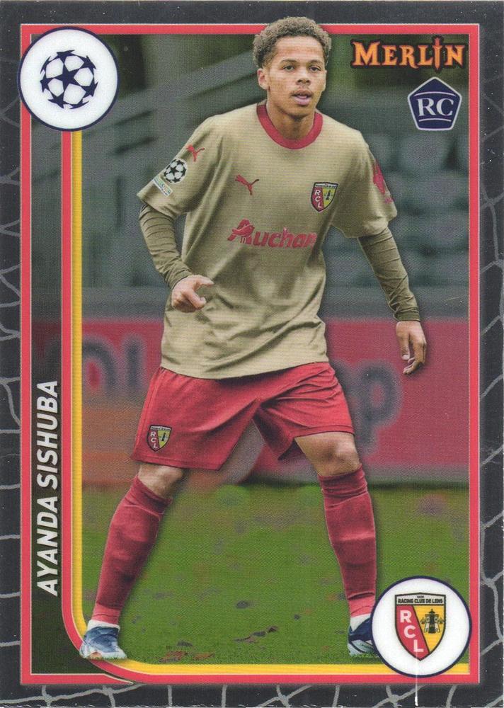AYANDA SISHUBA 2023-24 Topps Merlin UEFA Club Competitions
