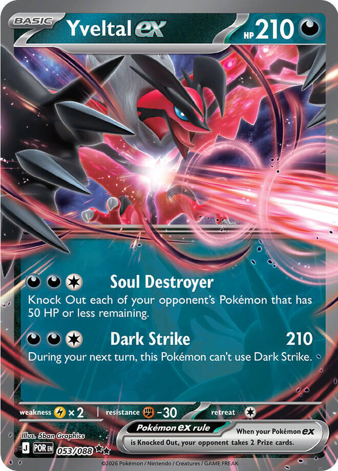 Yveltal ex 053/088 Perfect Order – Nintendo
